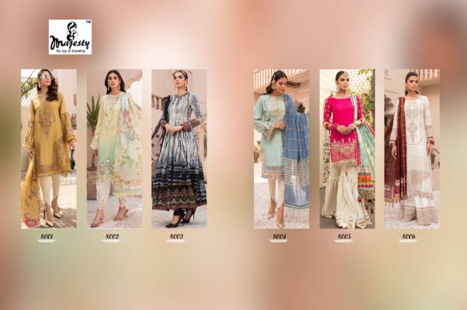 Majesty Maria B Lawn 8 Latest fancy Designer Festive Wear jam silk cotton digital print Pakistani Salwar Suits Collection
